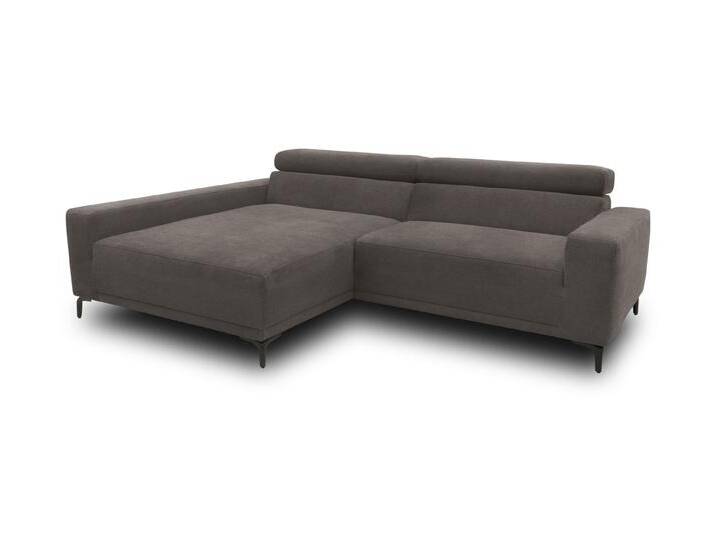 Domo collection Sofa - 248x172x90cm - schwarz - Polyester / Nylon / Holz von Domo-collection