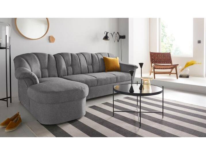 Ecksofa DOMO COLLECTION Papenburg, zeitlose Rückensteppung, elegante Formensprache, L-Form , grau, B:235cm H:84cm T:140cm, Kunstleder SOFTLUX, Luxus-Microfaser (100% Polyester), Struktur ( 90% Polyester, 10% Polyacryl), Microfaser PRIMABELLE (100% Polyester), Sofas, in großer Farbvielfalt, wahlweise mit Bettfunktion, OTTOs Choice von Domo-collection
