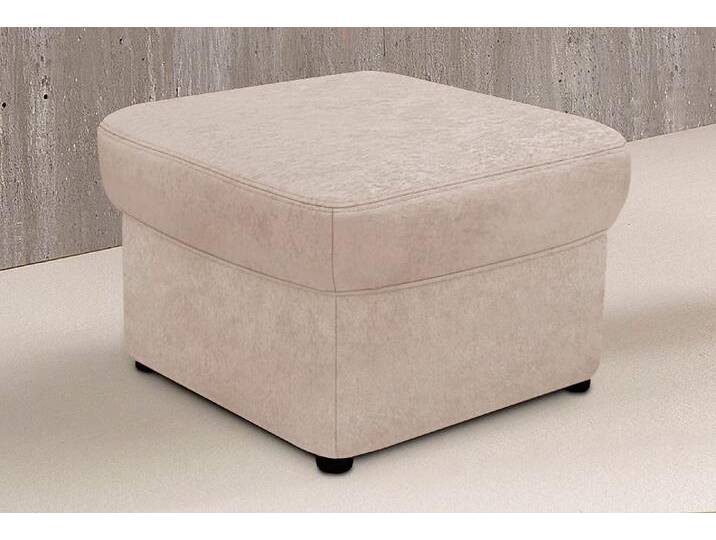 Hocker DOMO COLLECTION Papenburg , beige (natur), B:57 H:41 T:57, Luxus-Microfaser (100% Polyester);Struktur ( 90% Polyester, 10% Polyacryl);Microfaser PRIMABELLE (100% Polyester);Kunstleder SOFTLUX;Chenilleoptik (95% Polyester, 5% Polyamid);Webstoff (100% Polyester), Hocker, Polsterhocker, in großer Farbvielfalt von Domo-collection