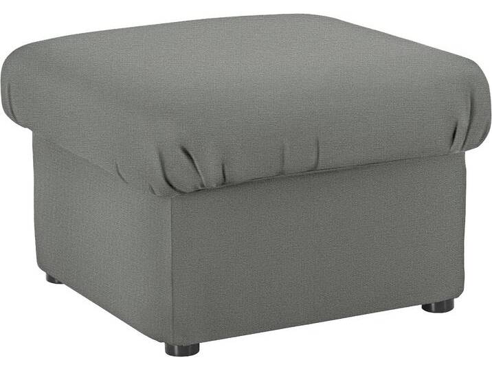 Hocker DOMO COLLECTION Pegnitz , grau, B:60cm H:39cm T:60cm, 100% Polyester, Hocker, Polsterhocker von Domo-collection