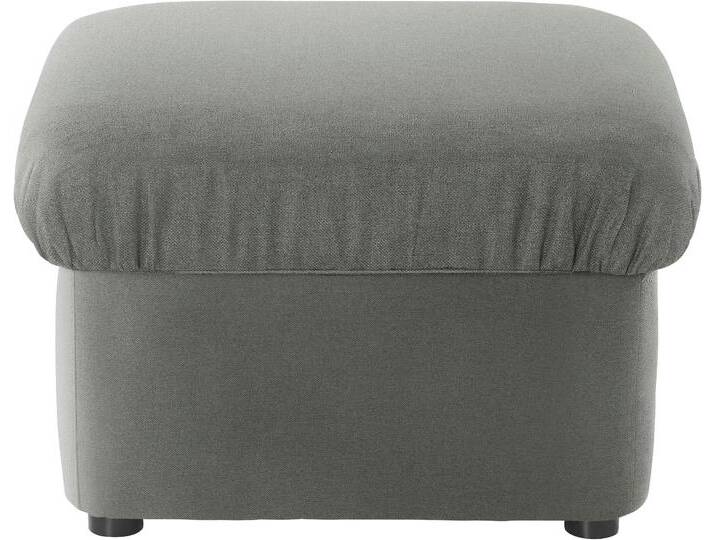 Hocker DOMO COLLECTION Pegnitz , grau, B:60cm H:40cm T:60cm, 100% Polyester, Hocker, Polsterhocker von Domo-collection