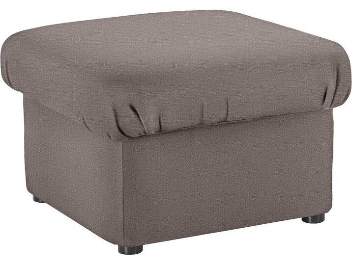 Hocker DOMO COLLECTION Pegnitz , grau (stone), B:60cm H:39cm T:60cm, 100% Polyester, Hocker, Polsterhocker von Domo-collection