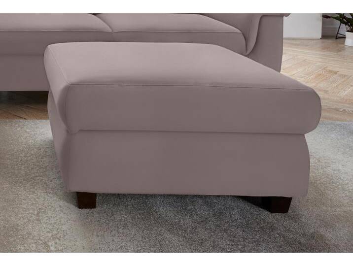 Hocker DOMO COLLECTION Sully , braun (schlamm), B:82 H:44 T:76, Luxus-Microfaser ALTARA NUBUCK (100% Polyester);Kunstleder SOFTLUX;Luxus-Microfaser (100% Polyester);Chenille (100% Polyester), Hocker, Polsterhocker von Domo-collection
