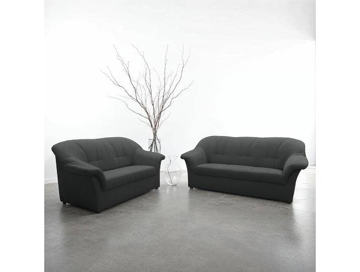 Polstergarnitur DOMO COLLECTION Pegnitz , grau, H:82cm T:82cm, 100% Polyester, Sitzmöbel-Sets Polstergarnitur DOMO COLLECTION Pegnitz , grau, H:82cm T:82cm, 100% Polyester, Sitzmöbel-Sets von Domo-collection