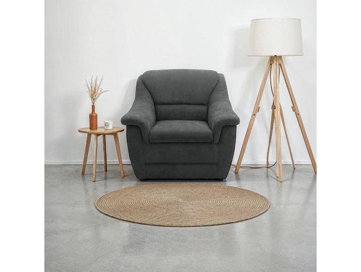 Sessel DOMO COLLECTION Lale, zeitloser und komfortabler Sessel, bequeme Armlehnen , grau, B:98cm H:88cm T:93cm, 100% Polyester, Sessel von Domo-collection