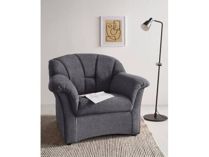 Sessel DOMO COLLECTION Papenburg , grau, B:99cm H:84cm T:82cm, Struktur ( 90% Polyester, 10% Polyacryl), Microfaser PRIMABELLE (100% Polyester), Kunstleder SOFTLUX, Luxus-Microfaser (100% Polyester), Sessel, Polstersessel, in großer Farbvielfalt von Domo-collection