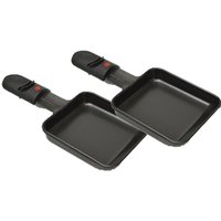 Domo - 2er-Set Ersatzpfännchen Raclette-Pfännchen eckig für DO9039 von Domo