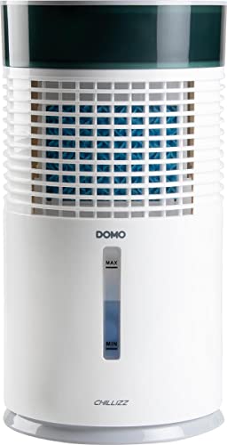 DOMO Air Cooler Chillizz Luftkühler 9.6W (Ø x H) 204mm x 380mm Weiß, Schwarz Timer, mit Luftbefeu von Domo