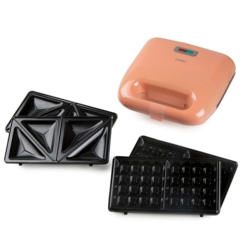 DOMO DO1106C Sandwichmaker/Waffeleisen 2 in 1 mit Wechselplatten DOMO DO1106C Sandwichmaker/Waffeleisen 2 in 1 mit Wechselplatten von Domo