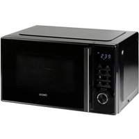 DOMO DO22501G Mikrowelle Schwarz 900W Grillfunktion, Timerfunktion von Domo