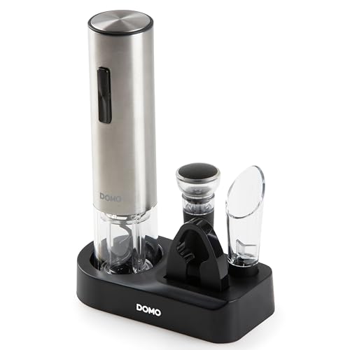 DOMO DO3103 Weinöffner - Set mit LED-Beleuchtung - Wiederaufladbar - Edelstahl DOMO DO3103 Weinöffner - Set mit LED-Beleuchtung - Wiederaufladbar - Edelstahl von Domo