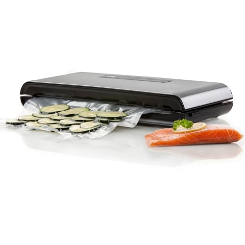 DOMO DO327L Vakuumierer/Folienschweißgerät inkl. 20 Beutel - 120 W von Domo