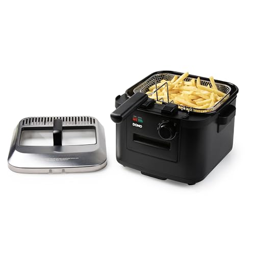 DOMO DO545FR Fritteuse - 4 L - mit Sichtfenster - mit Kaltzone - 2000 W - schwarz DOMO DO545FR Fritteuse - 4 L - mit Sichtfenster - mit Kaltzone - 2000 W - schwarz von Domo