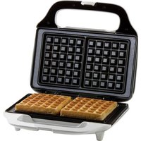 DOMO DO9133W Waffeleisen mit Standfuß Weiß von Domo