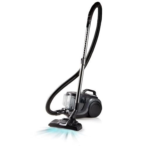 DOMO DO7295S Beutelloser Staubsauger - 2,5L - 850W - Zyklon XL Force - Geräuscharm - HEPA-Filter - ‘Deep Clean’ Technologie - Inkl Eco-Bodendüse, Fugendüse, Parkettdüse, Staubbürste - Schwarz von DOMO