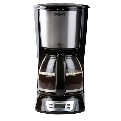 Domo DO708K - Kaffeeautomat- 1,5 L - Timer, Schwarz von Domo