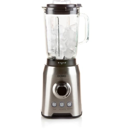 Domo DO710BL - Blender 1000W - 1,5L, Silber/Schwarz von Domo