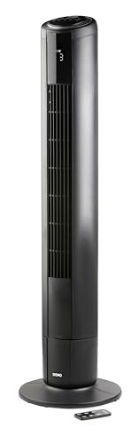 Domo DO8152 Turmventilator mit Fernbedienung – 3 Geschwindigkeiten – 4 Modi – 8 Stunden Timer – Oszillation – Schwarz Domo DO8152 Turmventilator mit Fernbedienung – 3 Geschwindigkeiten – 4 Modi – 8 Stunden Timer – Oszillation – Schwarz von DOMO