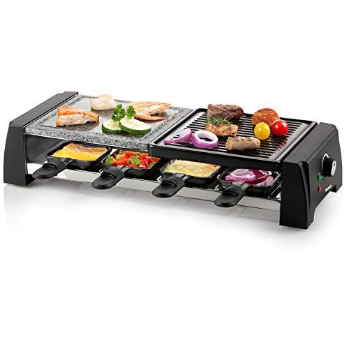 DOMO DO9190G Raclette/Steingrill, Kunststoff, 8 von Domo