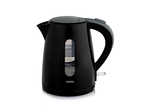 Domo DO9198WK Wasserkocher, kabellos, 1 l, 2200 W, Schwarz von Domo