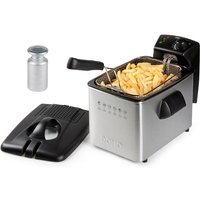 Domo - Kaltzonen Fritteuse Edelstahl Sichtfenster, 4 Liter & Salzstreuer Domo - Kaltzonen Fritteuse Edelstahl Sichtfenster, 4 Liter & Salzstreuer von Domo