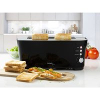 Langschlitztoaster B-Smart 4 Scheiben, 3 Funktionen, 7 Temperaturstufen 1350Watt von Domo