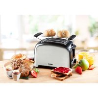 Domo - Toaster aus rostfreiem Edelstahl mit Brötchenaufsatz, 4 Funktionen & 7 Stufen Domo - Toaster aus rostfreiem Edelstahl mit Brötchenaufsatz, 4 Funktionen & 7 Stufen von Domo