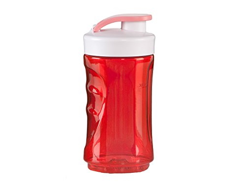Domo do434bl-bk Flasche Kunststoff rot 7,5 x 7,5 x 16,5 cm 300 ml von Domo