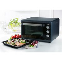 Mini Backofen 38 Liter 90 Min. Timer, Heißluft, Ober- & Unterhitze - 1300 Watt von Domo