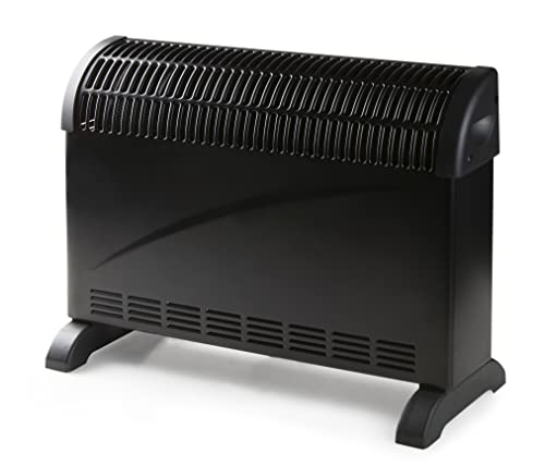DOMO DO7350CH Konvektor-Heizgerät - Turbo - 3 Positionen - 2000 W - schwarz von DOMO