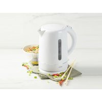 Domo - Wasserkocher Kunststoff Weiß 1,7Ltr. 360° drehbar kabellos, 2200Watt von Domo