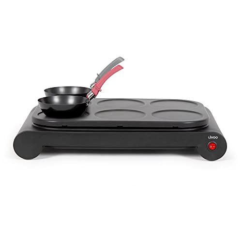 Domoclip DOM200 Crepes Maker Set 6 Mini Crepe Elektrisches Wok-Set von Domoclip