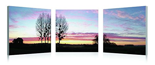 Domodeko D4467 Tabelle Digital Holz bunt 40 x 40 x 10 cm von Domodeko