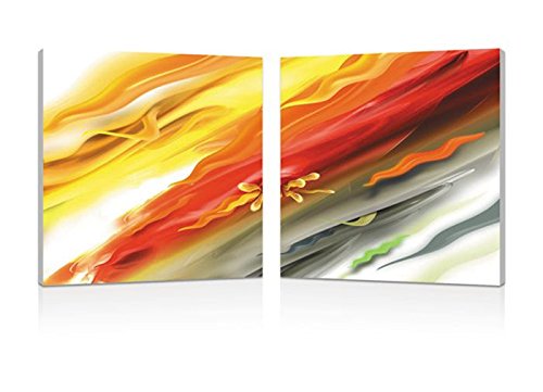 Domodeko D4971 Tabelle Digital Holz bunt 40 x 40 x 10 cm von Domodeko