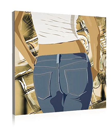 Domodeko d3762 Tabelle Digital Holz Mehrfarbig 50 x 50 x 10 cm von Domodeko