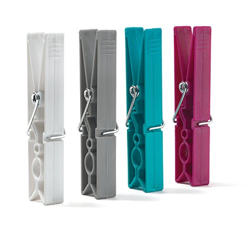 Domopak ® 12 Stück Wäscheklammern aus Kunststoff für Wäscheständer, Wäscheständer, Wäscheständer etc. von Domopak Living