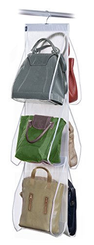 Domopak Living Handtaschen-Organizer, 36 x 120 cm, transparent, PE (Polyethylen) / PEVA (Polyethylenvinylacetat), durchsichtig, 36 x 120 x 2 cm von Domopak Living