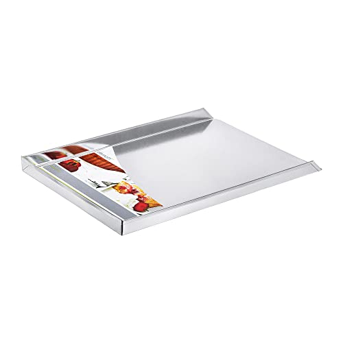 DOMOTTI Kuchenblech Szarlotta 40 x 26 x 2 cm Kuchentablett Backblech Offenform Backtablett Offenblech Backform Stahl von Domotti