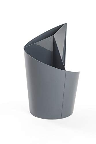 Domplex Chappel Flor 3R Multifunktionaler Regenschirmständer für Regenschirm, Objektteiler oder Vase, Kunststoff, Grau, Pequeño Domplex Chappel Flor 3R Multifunktionaler Regenschirmständer für Regenschirm, Objektteiler oder Vase, Kunststoff, Grau, Pequeño von Domplex