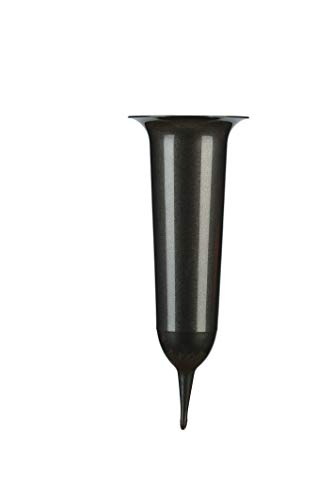 Don-Plast If I Vase mit Hecht, 100 x 230 mm, graphit, 30 x 10 x 23 cm von Don-Plast