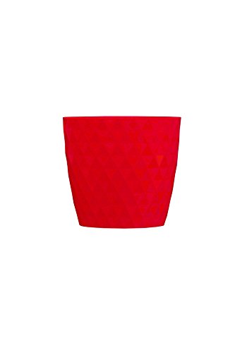 don-plast dcrl 14 Cristal Blumentopf, Rot, 140 x 130 mm von Don-Plast
