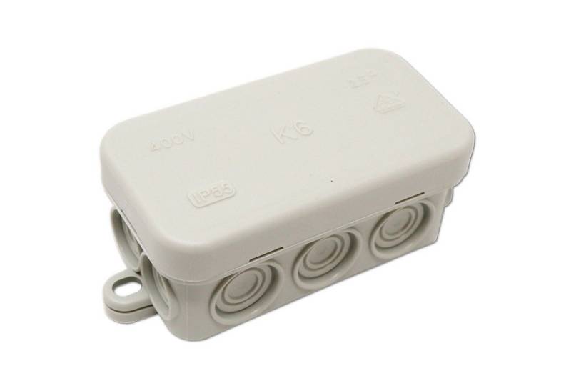 Don Quichotte Kabelbox Kabelabzweigdose, Feuchtraum K6 80 x 43 x 36,2 mm (10 St) von Don Quichotte