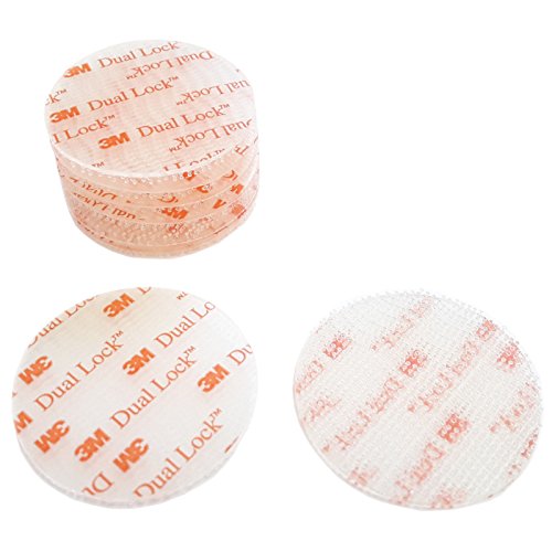 3M Dual Lock SJ 3560 selbstklebendes Klettband extra stark Klettpunkte Klettpads 8 Stück D48mm von DonDo