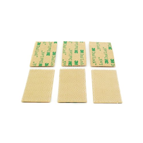 3M SJ4570 Dual Lock Klettband Transluzent dünne Verschlussdicke 25,4 x 50mm - 6 Stück von DonDo