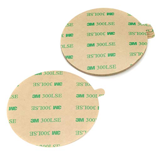3M Doppelseitige Klebepads Klebepunkte durchsichtig Klebstoff transparent D80mm 10 Stück von DonDo
