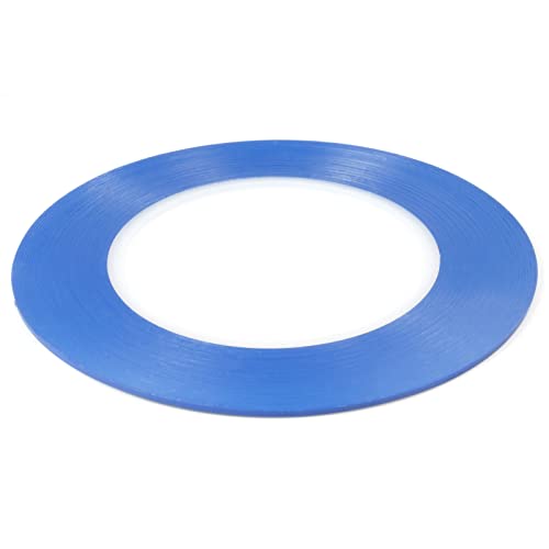 DonDo Fineline Konturenband Zierlinienband lackier Klebeband lackieren Airbrush Masking Tape 1,6mm x 55m blau von DonDo