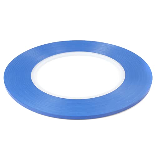 DonDo Fineline Konturenband Zierlinienband lackier Klebeband lackieren Airbrush Masking Tape 3mm x 55m blau von DonDo