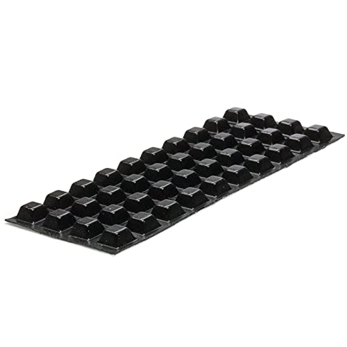 Dondo Elastik Puffer Möbelpuffer Gummipuffer selbstklebend schwarz UV-Beständig 2126BK - 40 Stück von DonDo