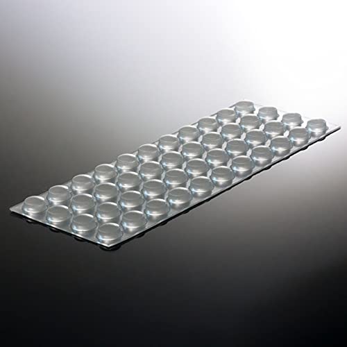 Dondo Elastik Puffer Möbelpuffer Gummipuffer selbstklebend transparent UV-Beständig 2115CL - 44 Stück von DonDo