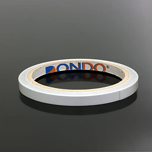 Dondo ULTR-Bright Reflektorband Reflexfolie Klebeband für Sicherheit Warnklebeband Markierung Sicherheitswarnband 5mm x 10m Weiss von DonDo